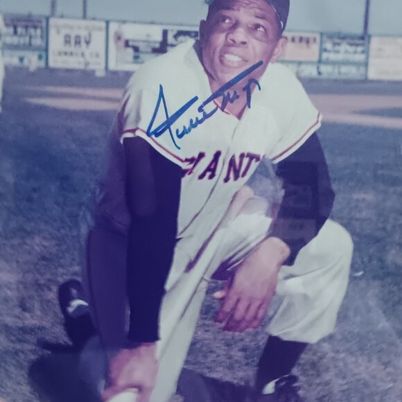 Rare! Willie Mays Signed Limited Edition Certified Plaque - Picture 3 of 7